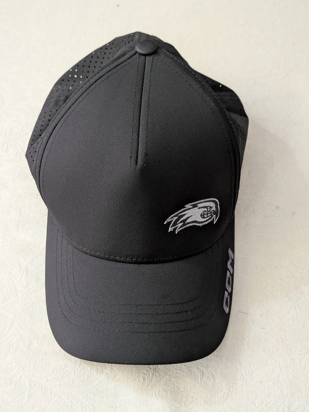 CCM Hockey East Hockey Black Adjustable Cap Hat One Size Fits All